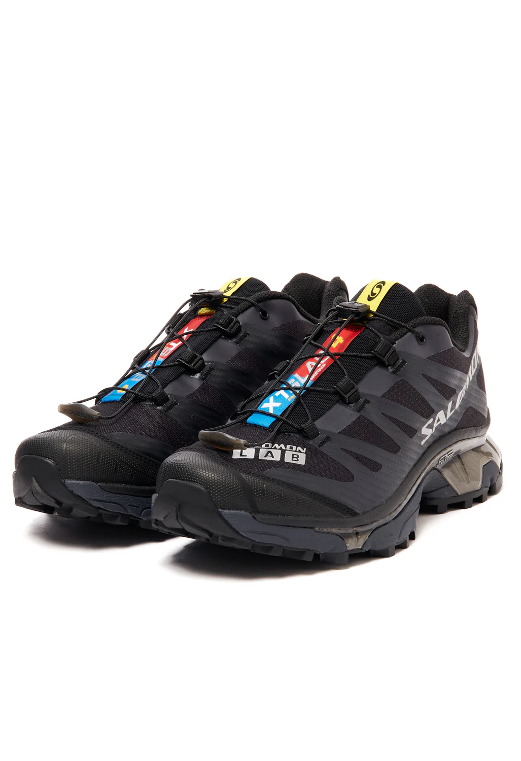 Salomon XT-4 OG Trainers - Black / Ebony / Silver Metallic X - Image 3