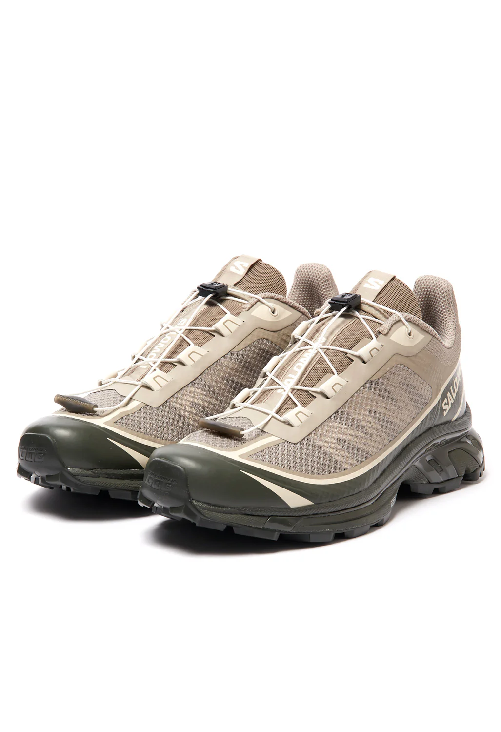 Salomon XT-6 FT Trainers - Vintage Khaki/Peat/Vanilla Ice - Image 2