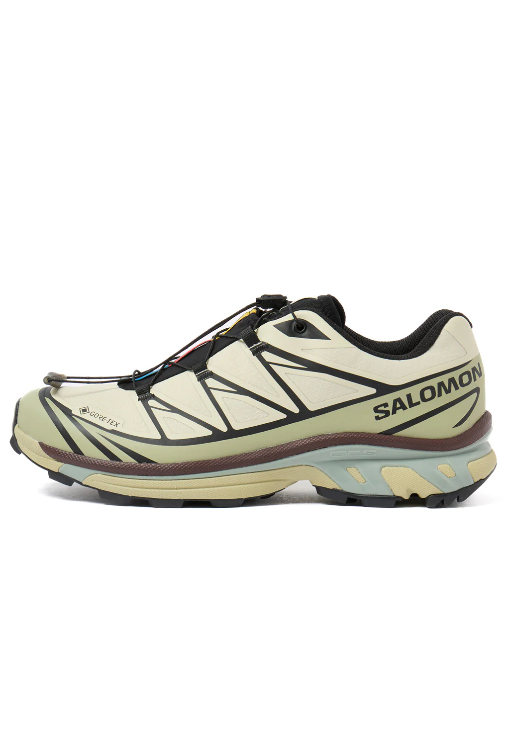 Salomon XT-6 GORE-TEX Trainers - Asparagus Green / Tea / Bitter Chocolate