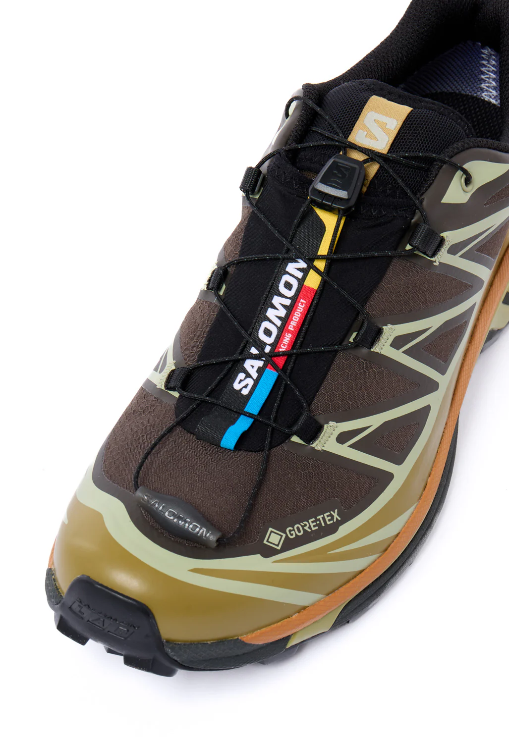 Salomon XT-6 GORE-TEX Trainers - Delicioso / Tea / Plantation - Image 2