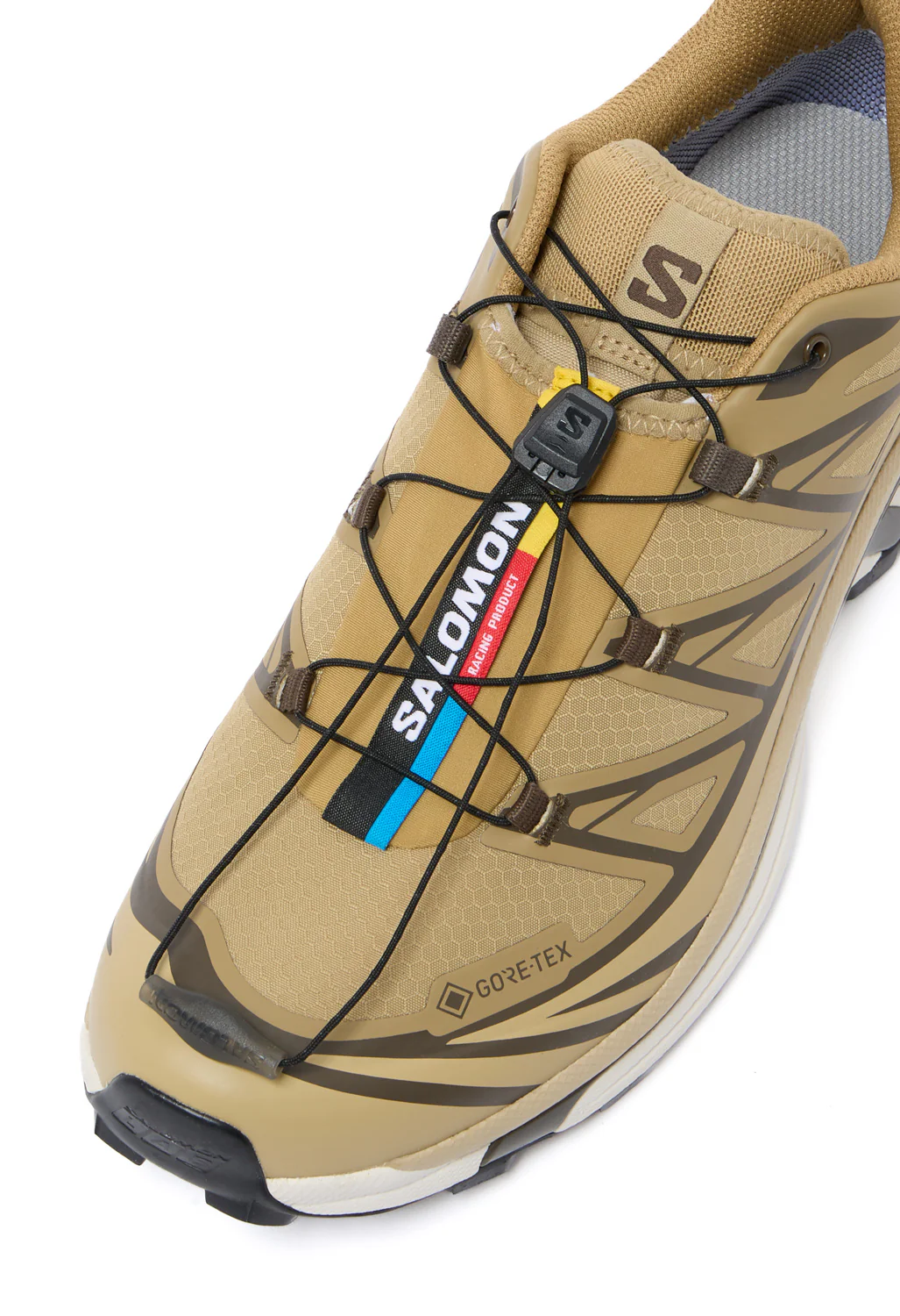 Salomon XT-6 GTX Trainers - Kelp / Wren / Safari - Image 2
