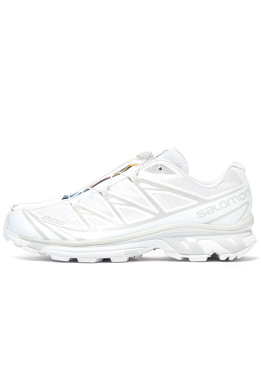 Salomon XT-6 Trainers - White / White / Lunar Rock