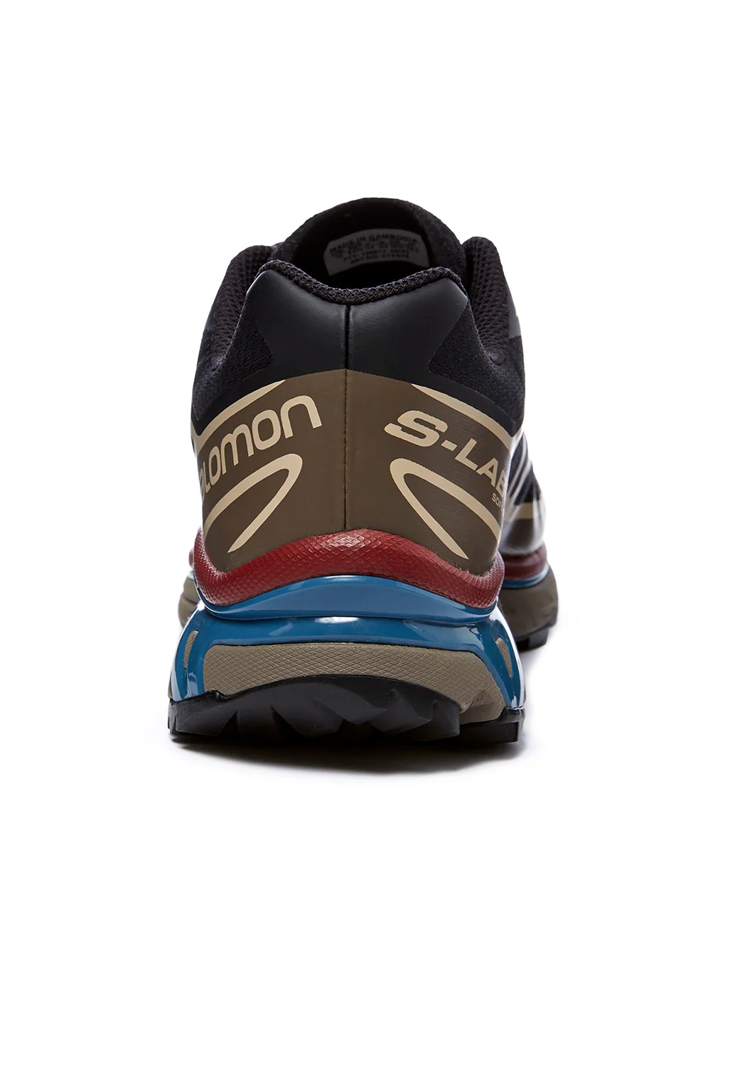 Salomon XT-6 Trainers - Black / Falcon / Cow Hide - Image 4