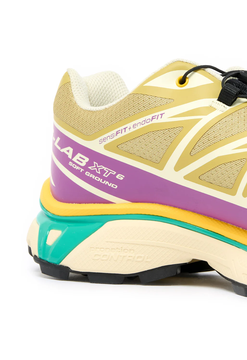 Salomon XT-6 Trainers - Antique Gold / Transparent Yellow / Willowherb - Image 6