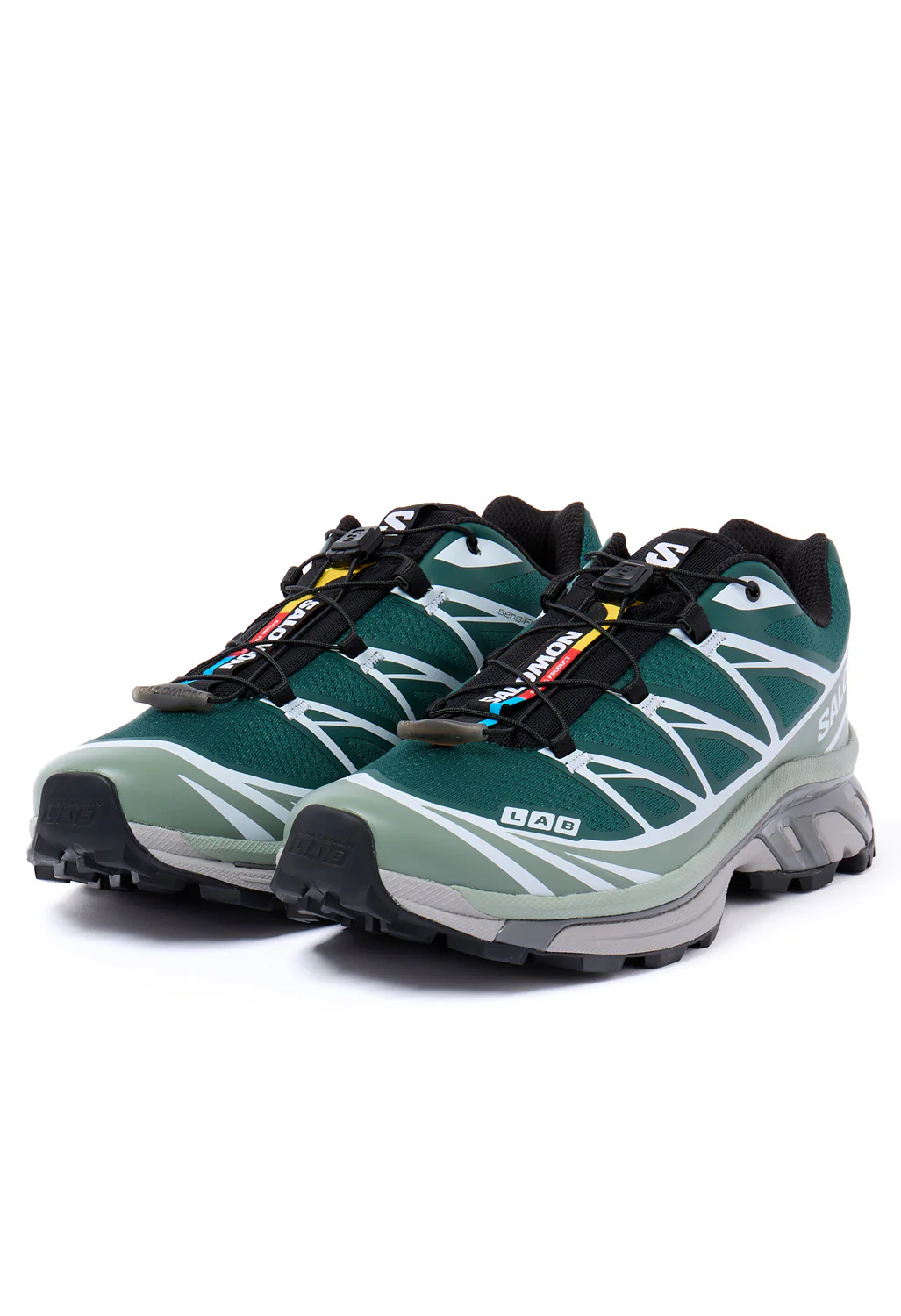 Salomon XT-6 Trainers - Bistro Green / Green Milieu / Black - Image 3
