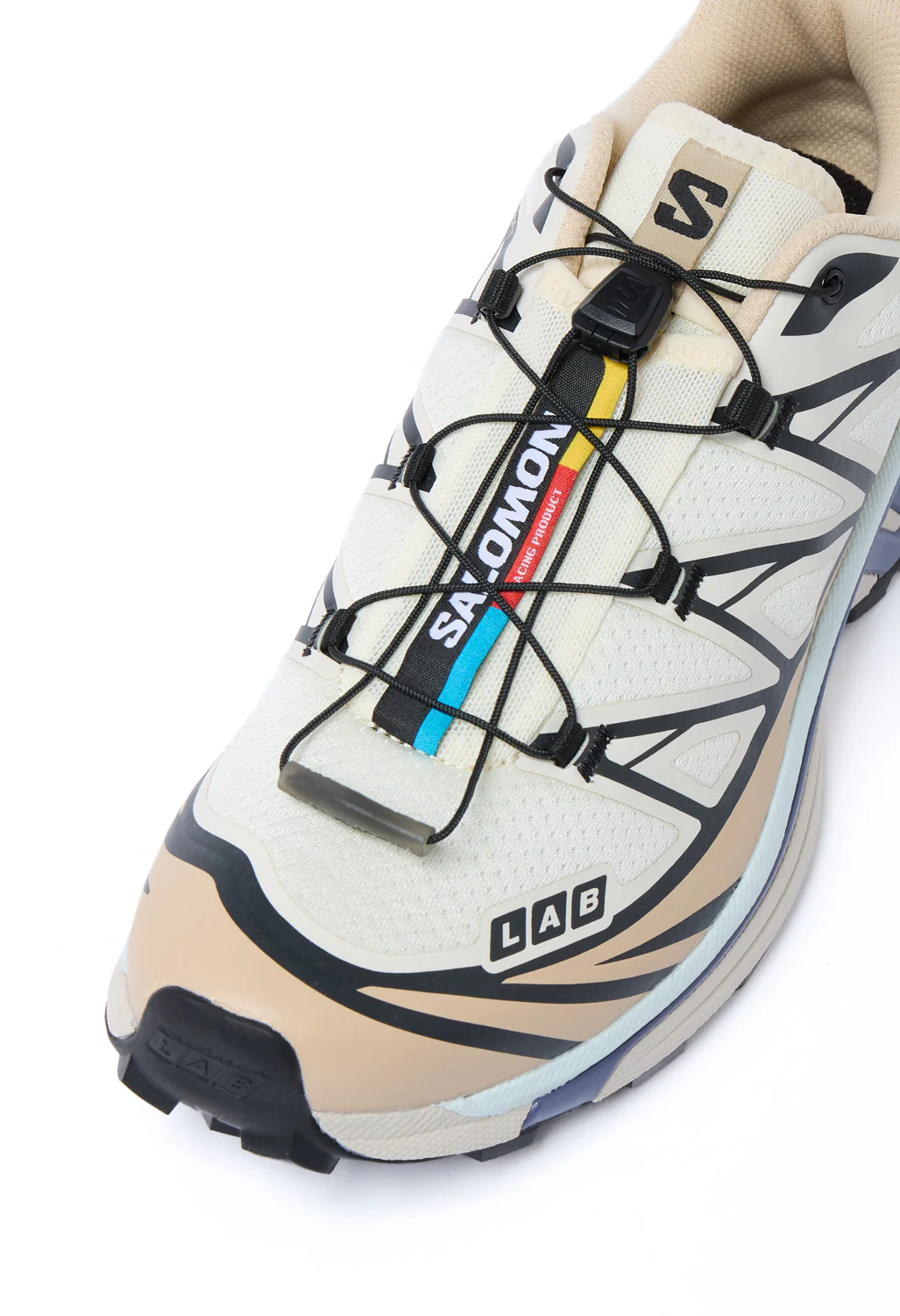 Salomon XT-6 Trainers - Vanilla Ice / Oxford Tan / Heron - Image 2