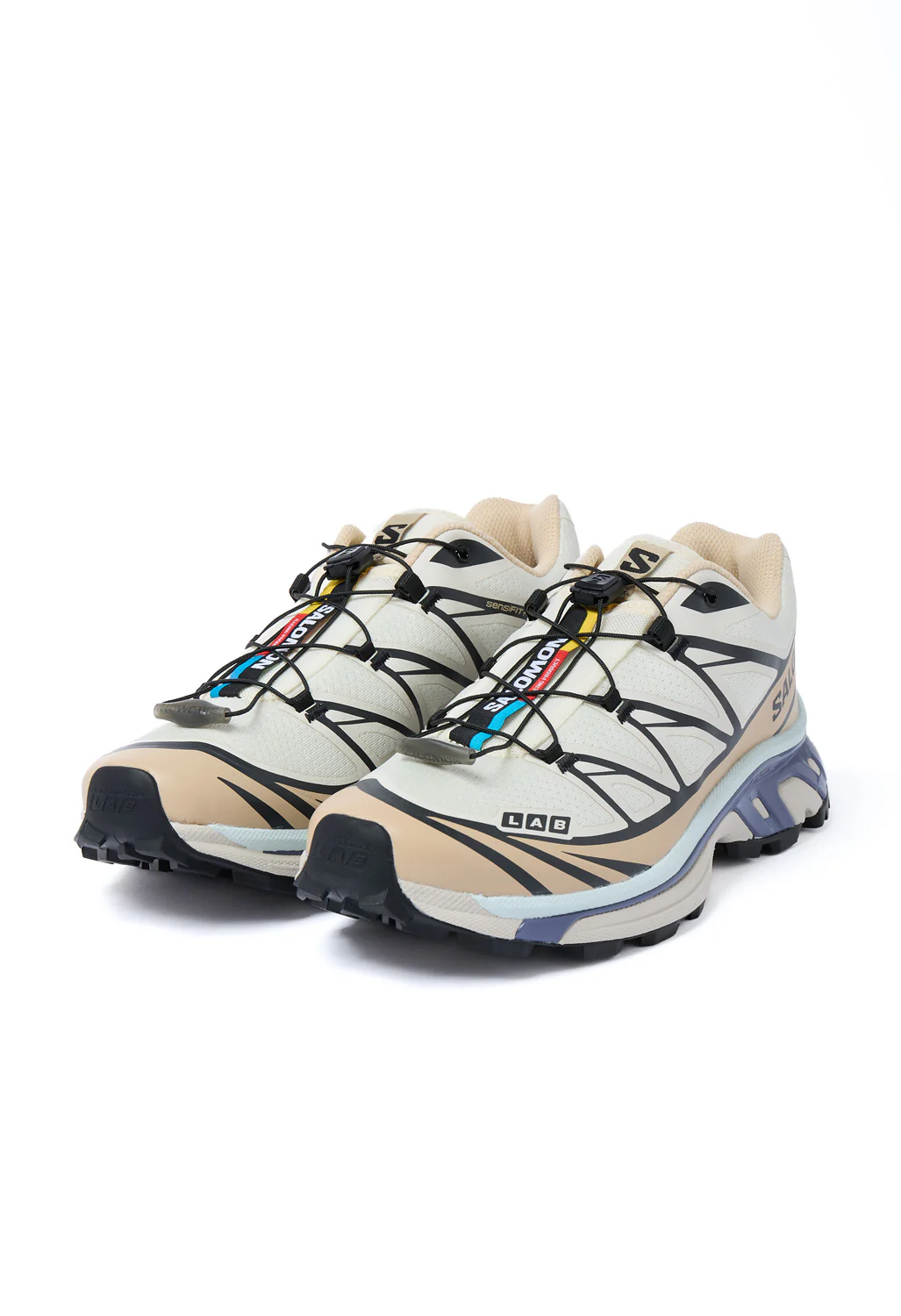 Salomon XT-6 Trainers - Vanilla Ice / Oxford Tan / Heron - Image 3