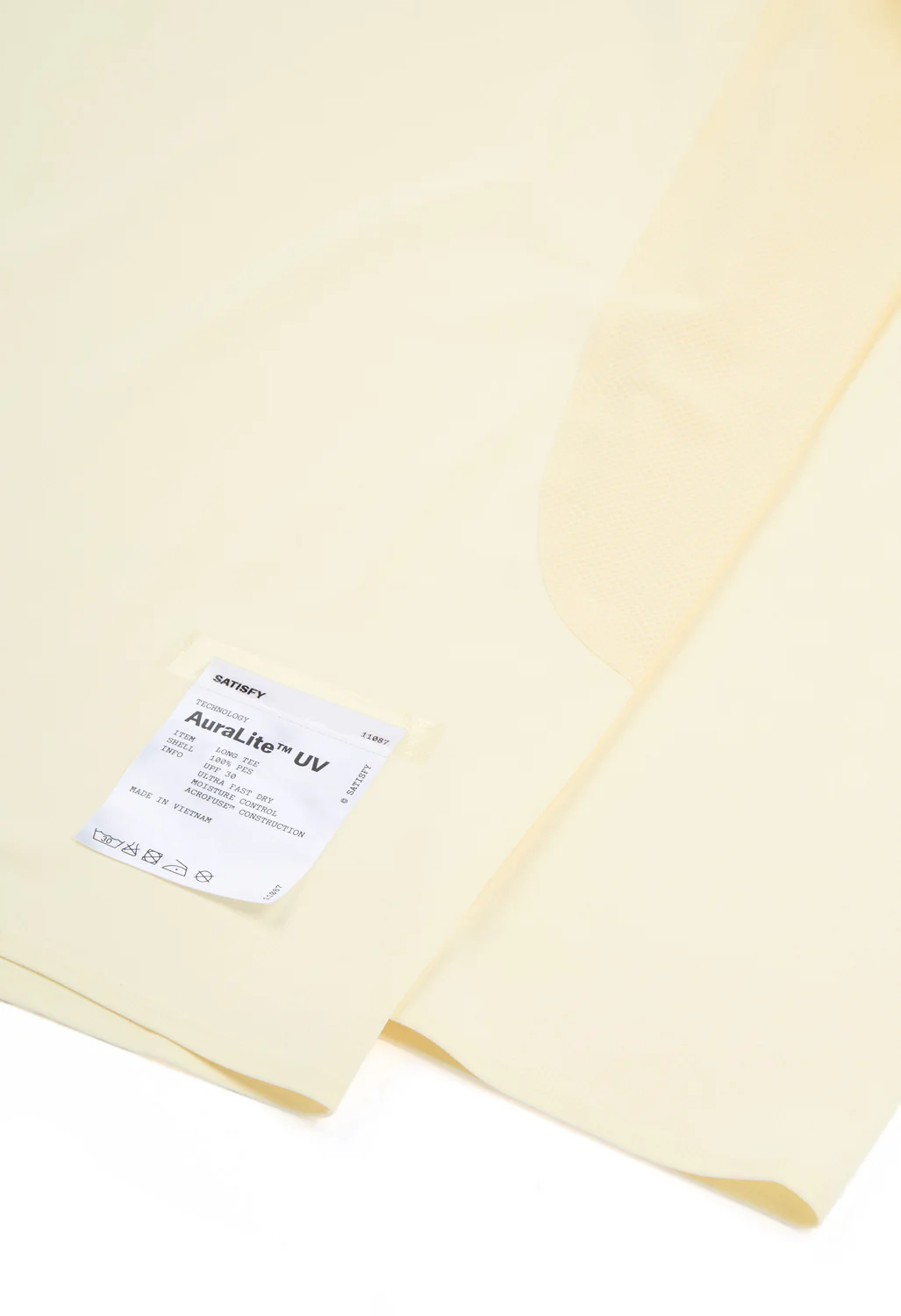 Satisfy Men's AuraLite UV Long Tee - Transparent Yellow - Image 5