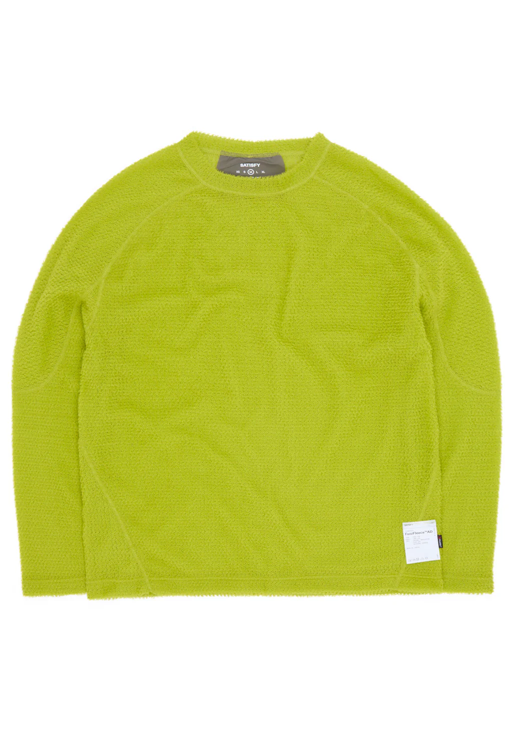 Satisfy Men's FuzzFleece AD Long Sleeve T-Shirt - Grenoble Green