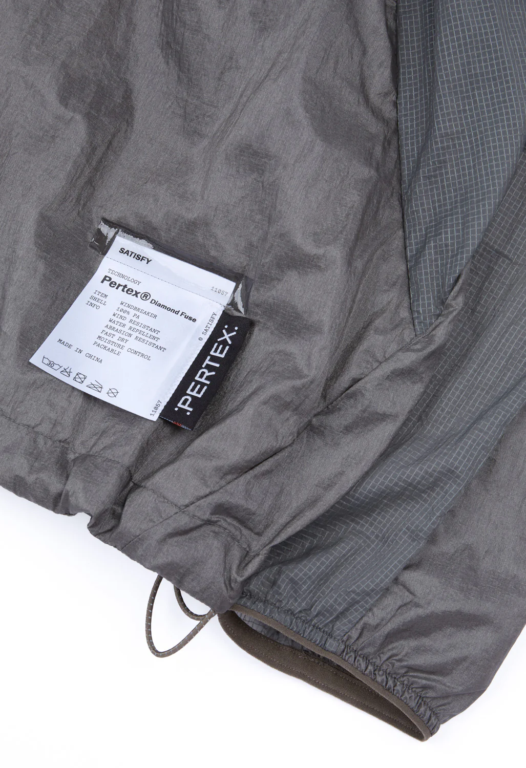 Satisfy Men's Pertex Diamond Fuse Windbreaker - Shadow - Image 6