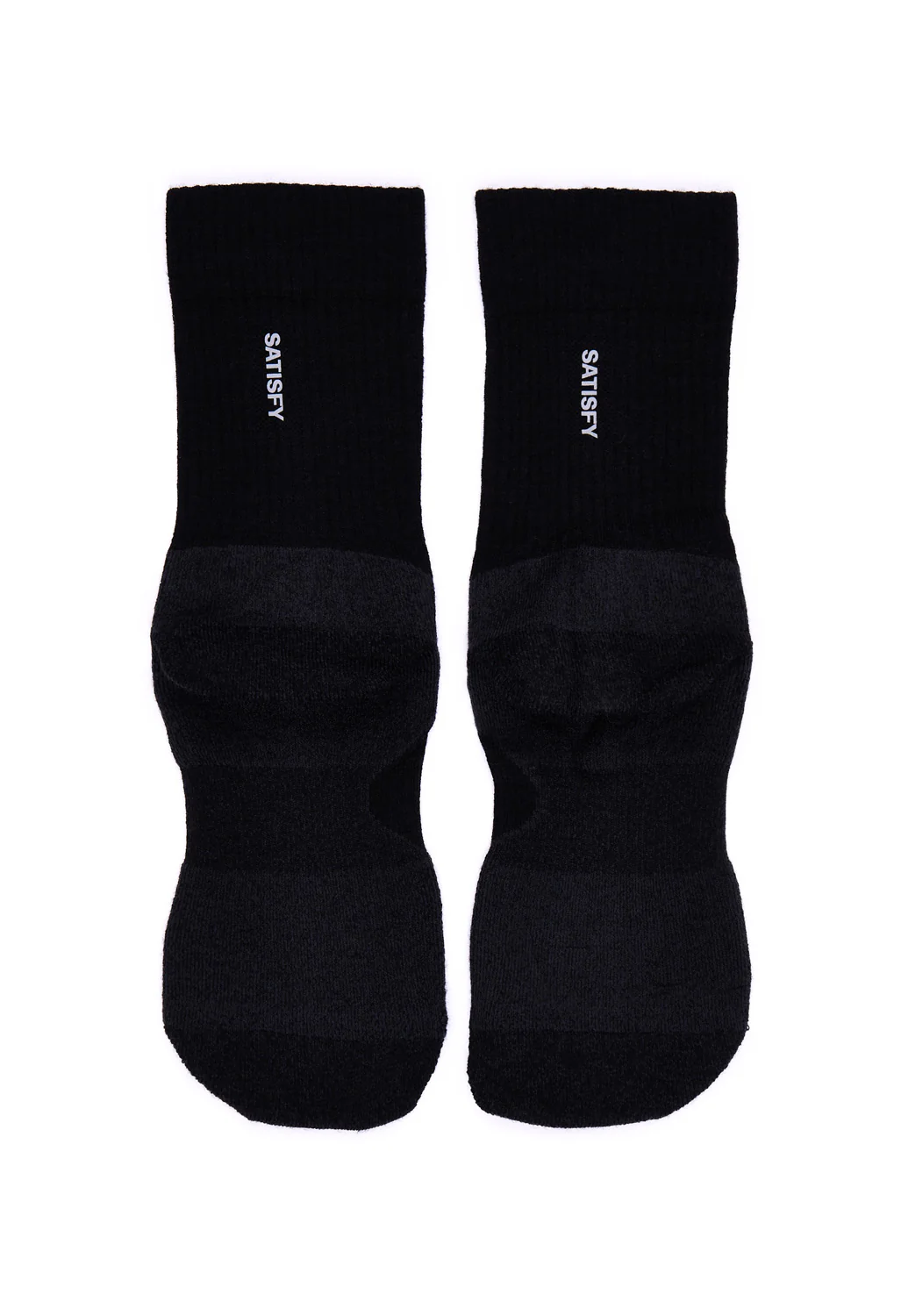 Satisfy Merino Nylon Tube Socks - Black - Image 2
