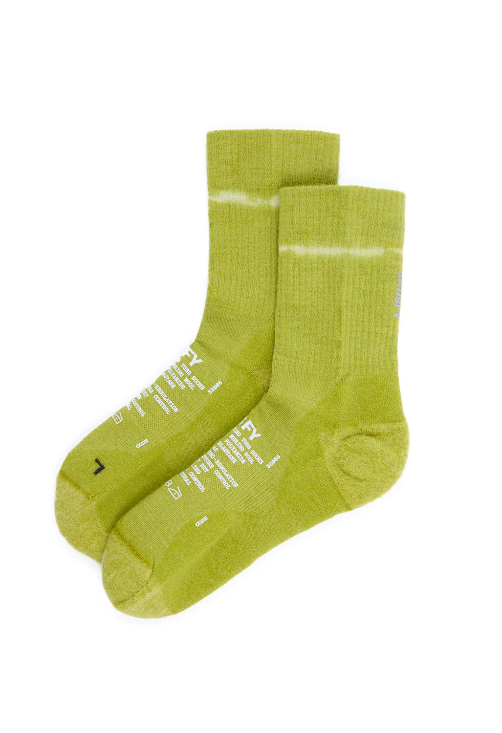 Satisfy Merino Nylon Tube Socks - Tie-Dye Grenoble Green