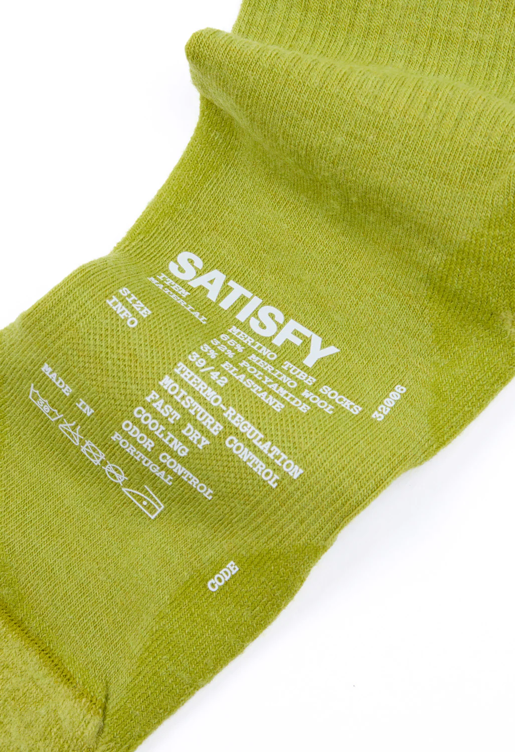 Satisfy Merino Nylon Tube Socks - Tie-Dye Grenoble Green - Image 3