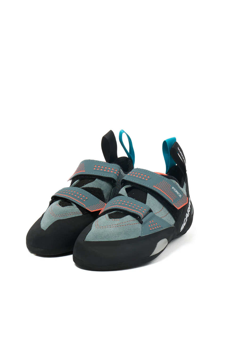 Scarpa Force VS Climbing Shoes - Conifer / Coral - Image 3