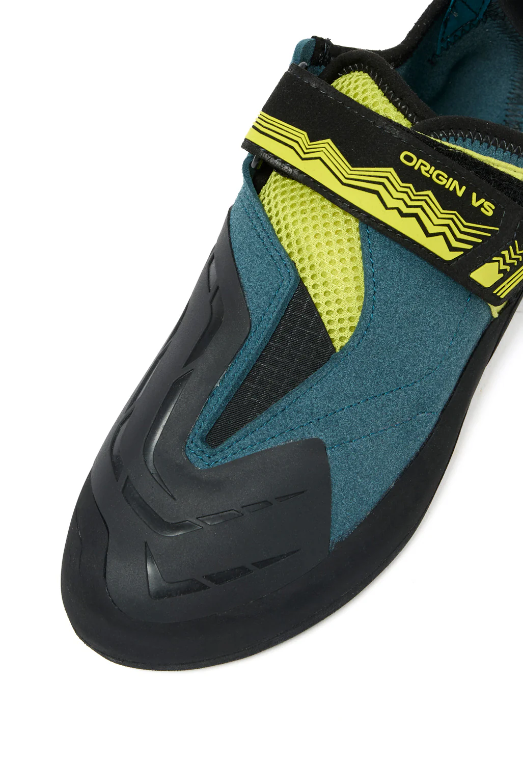 Scarpa Origin VS Climbing Shoes - Petrol / Lime - Image 2