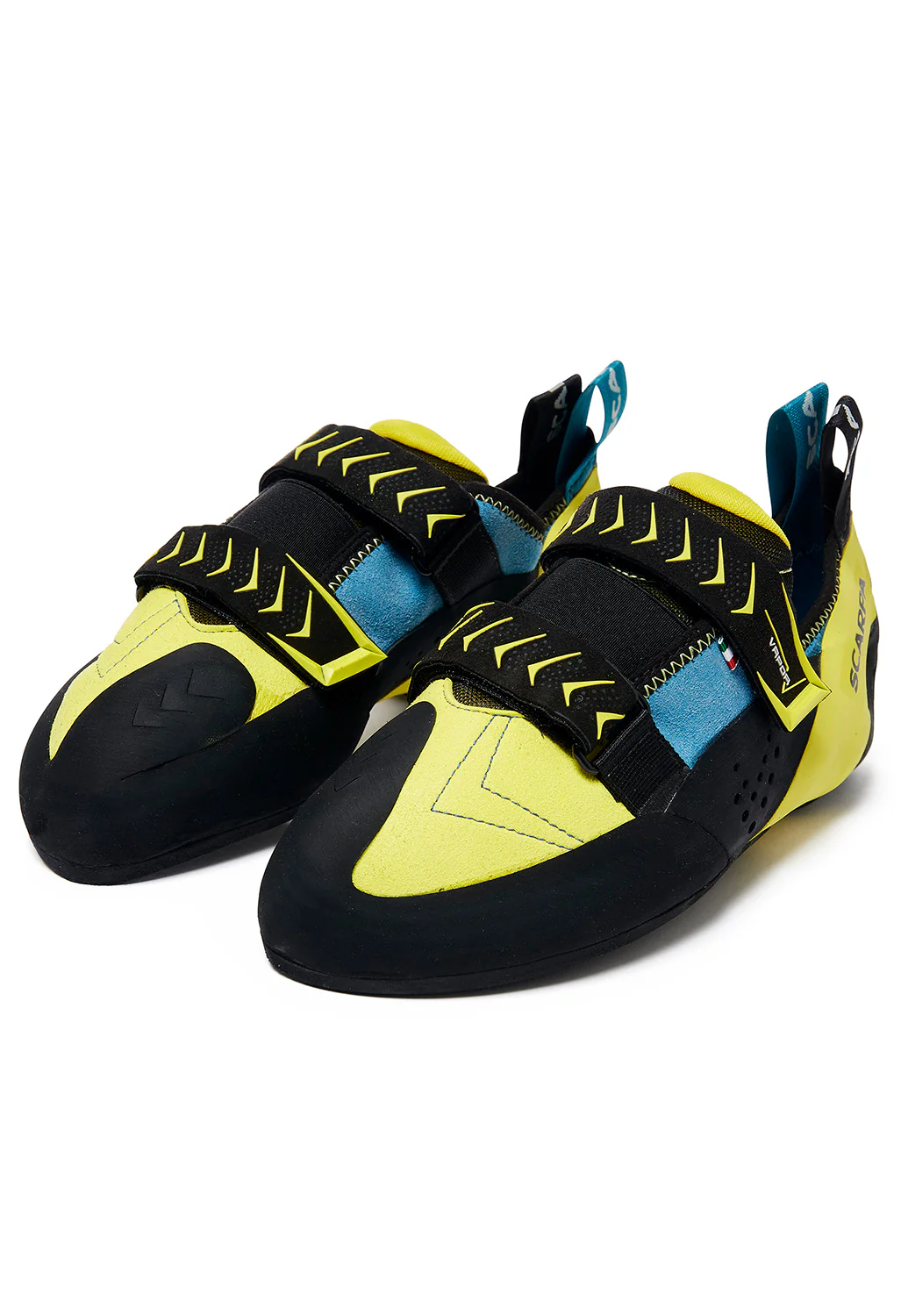 Scarpa Vapour V Men's Climbing Shoes - Ocean/Yellow - Image 2
