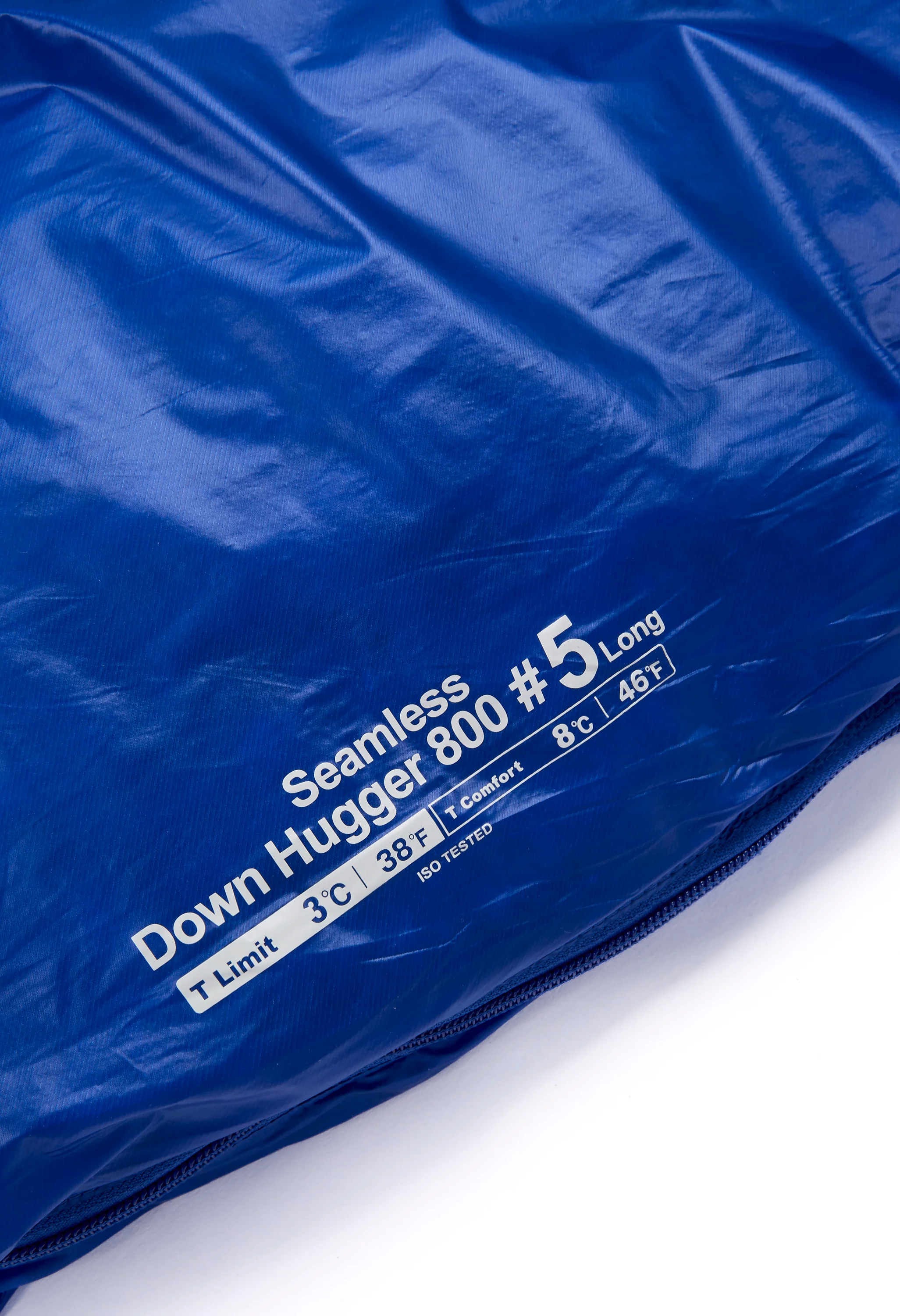 Montbell Seamless Down Hugger 800 #5 Long Sleeping Bag - Blue Ridge - Image 5