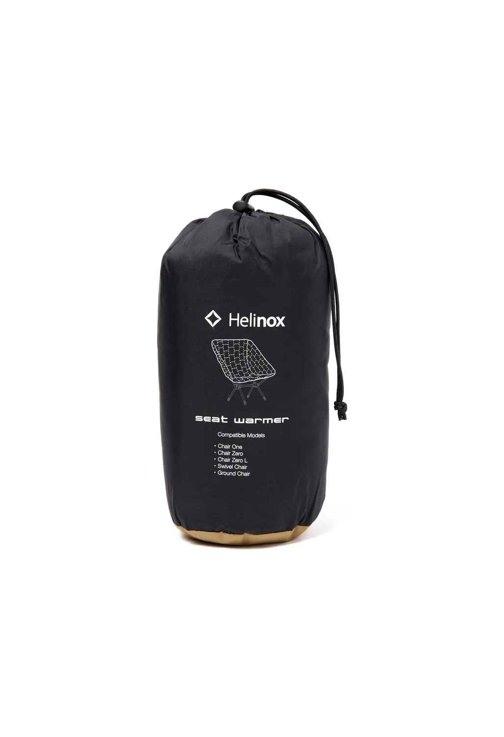 Helinox Seat Warmer for Chair One - Black / Coyote Tan - Image 3