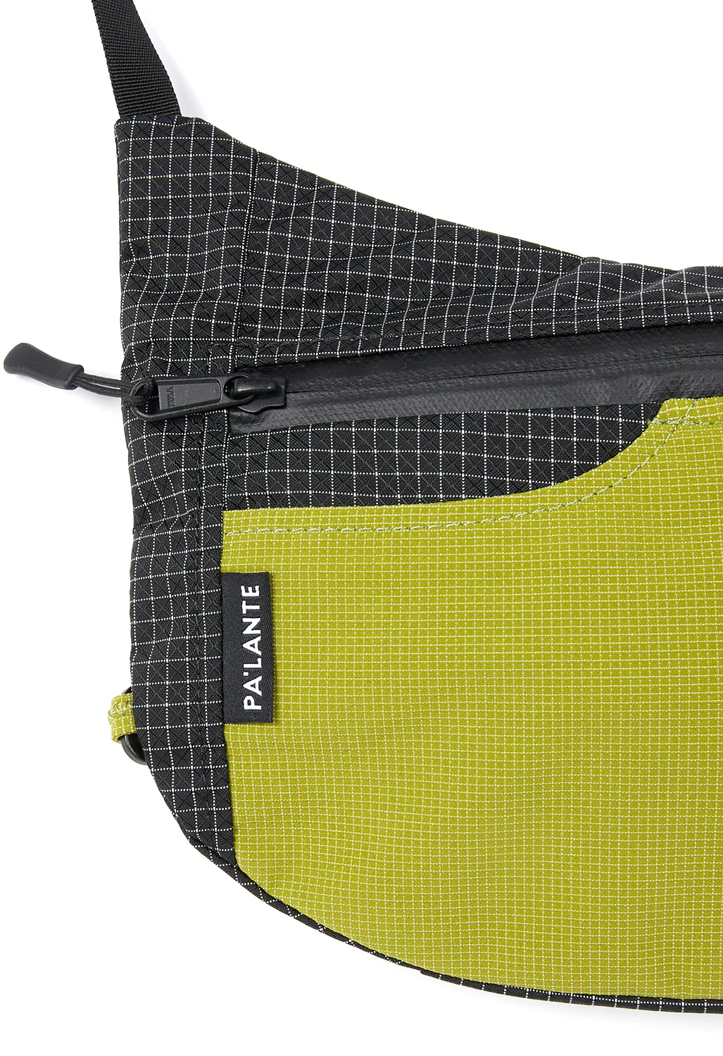 Pa'lante Packs Sidebag - Black Gridstop / Lichen UHMWPE Grid Mesh - Image 3