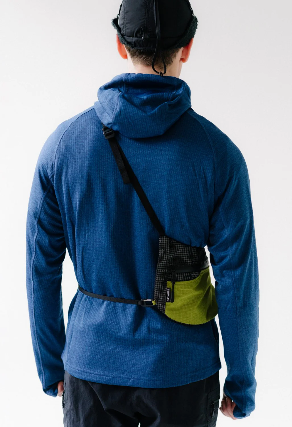 Pa'lante Packs Sidebag - Black Gridstop / Lichen UHMWPE Grid Mesh - Image 6