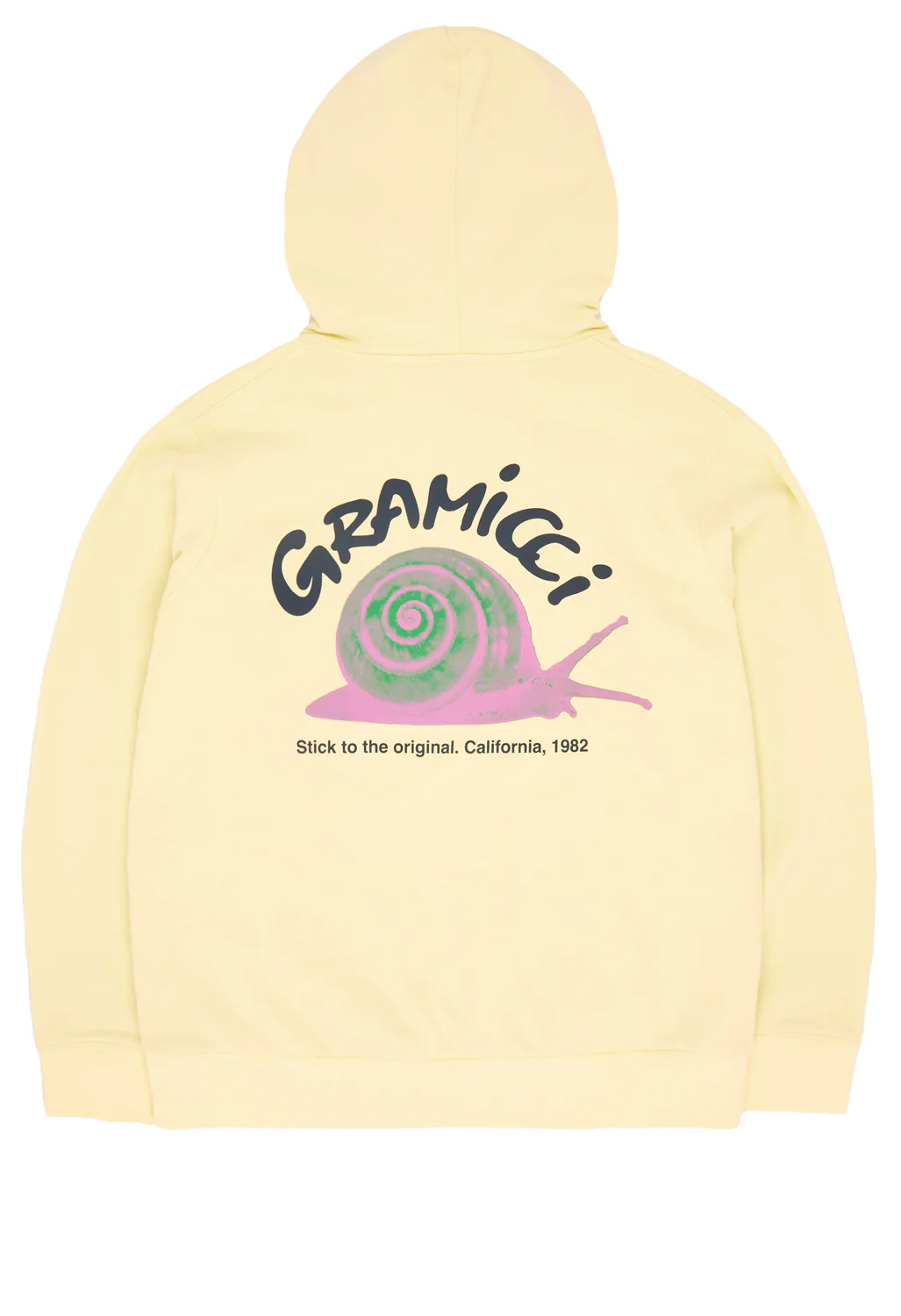 Gramicci Snail Hooded Swatshirt - Lemon - Image 2
