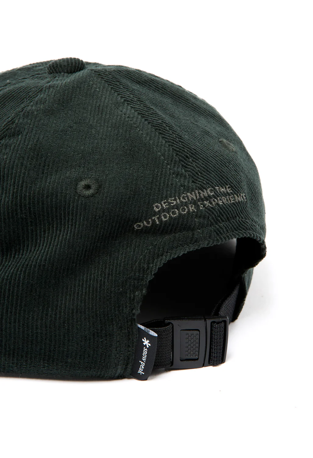 Snow Peak Corduroy Cap - Dark Green - Image 4