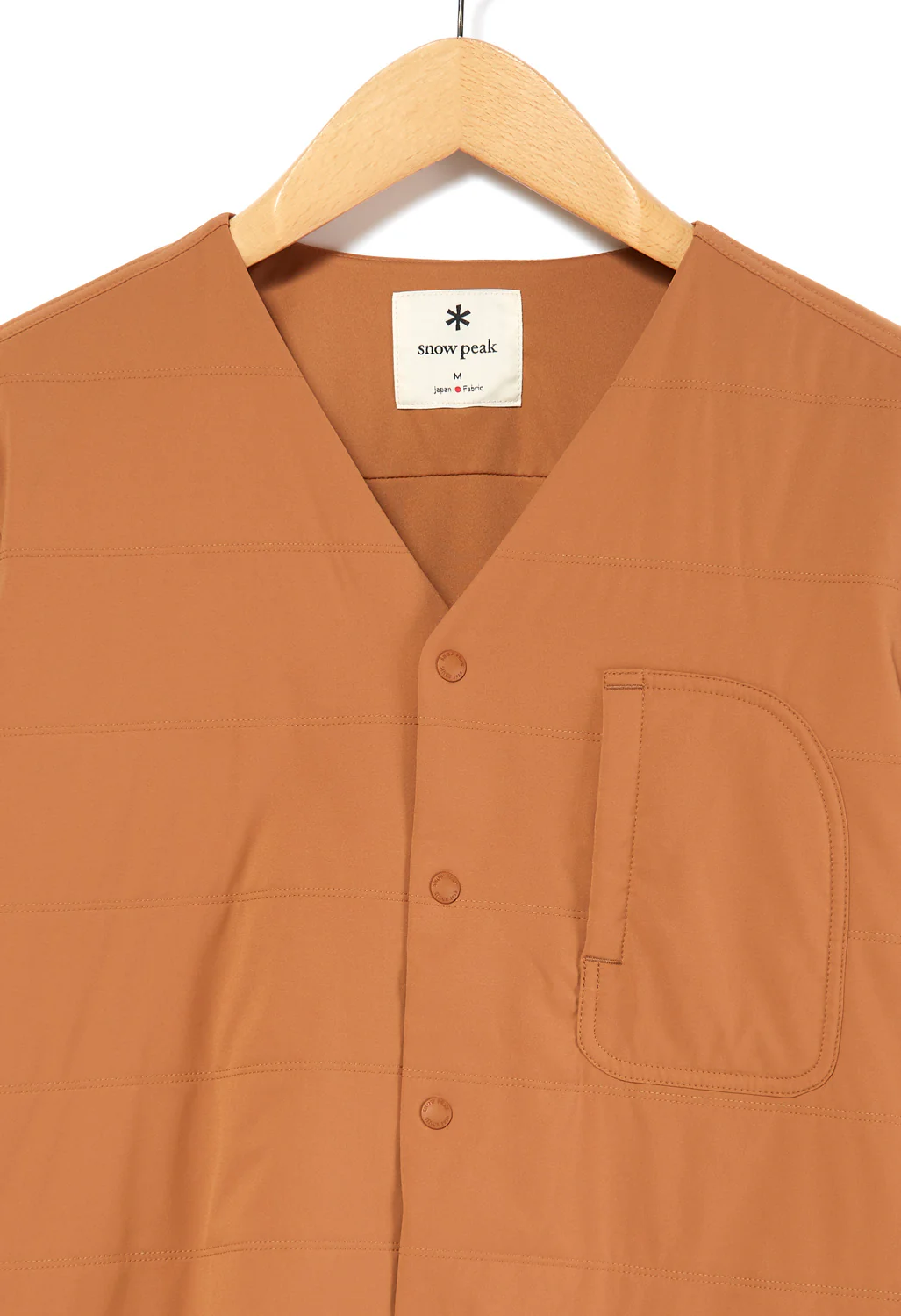 Snow Peak Flexible Insulated Cardigan - Brown - Image 3