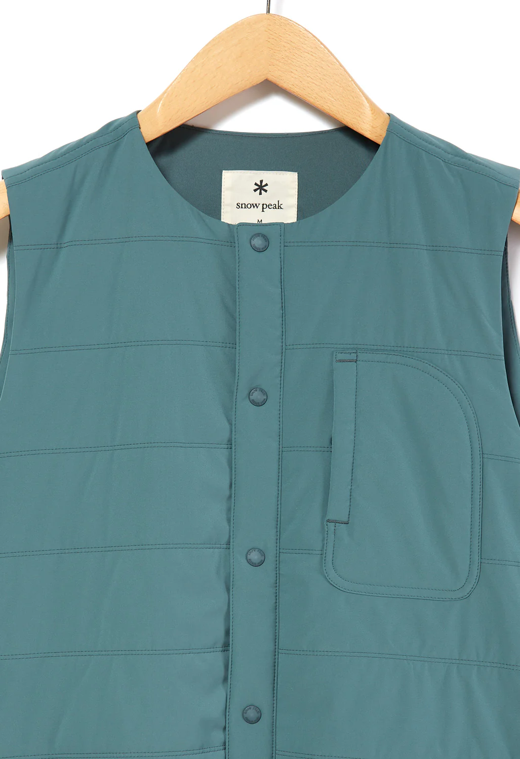 Snow Peak Flexible Insulated Vest - Balsam Green - Image 3