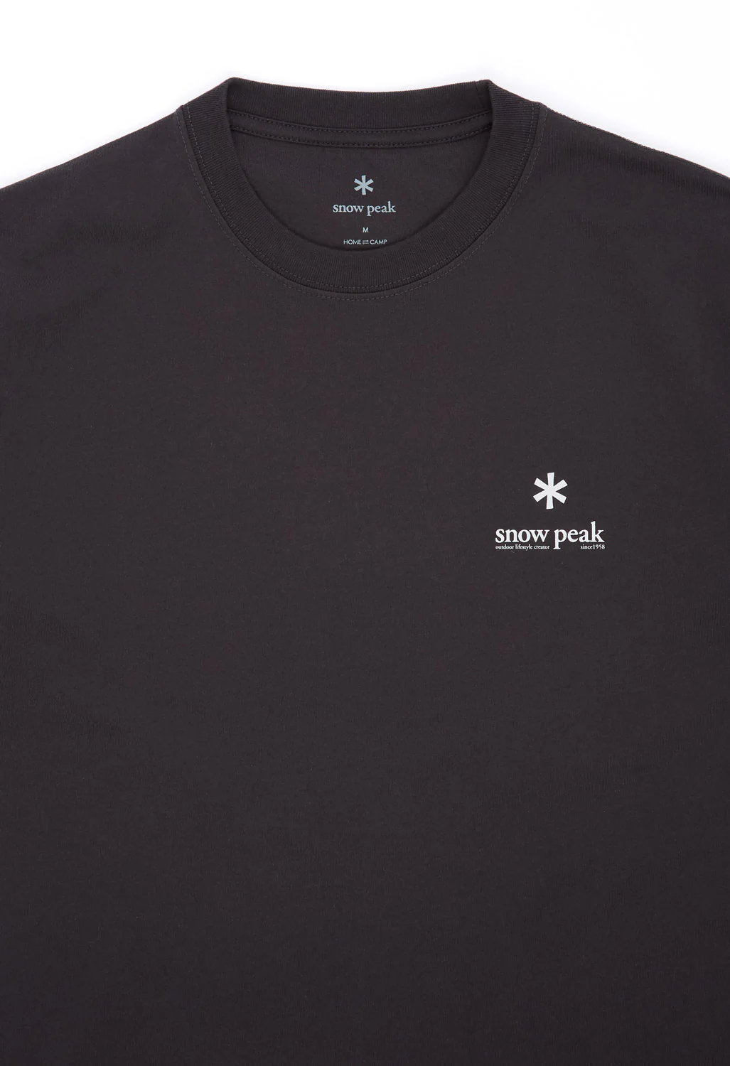 Snow Peak Land Lock T-Shirt - Charcoal - Image 3