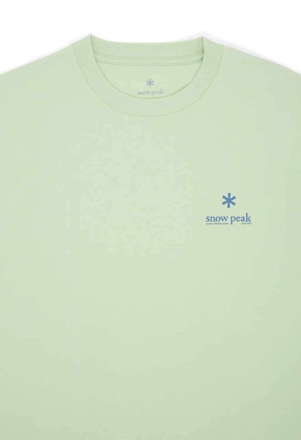 Snow Peak Land Lock T-Shirt - Light Green - Image 3