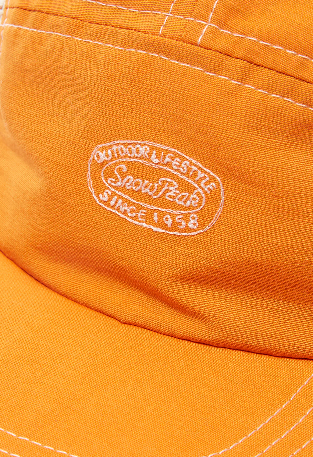 Snow Peak Light Mountain Cloth Cap - Orange - Image 3