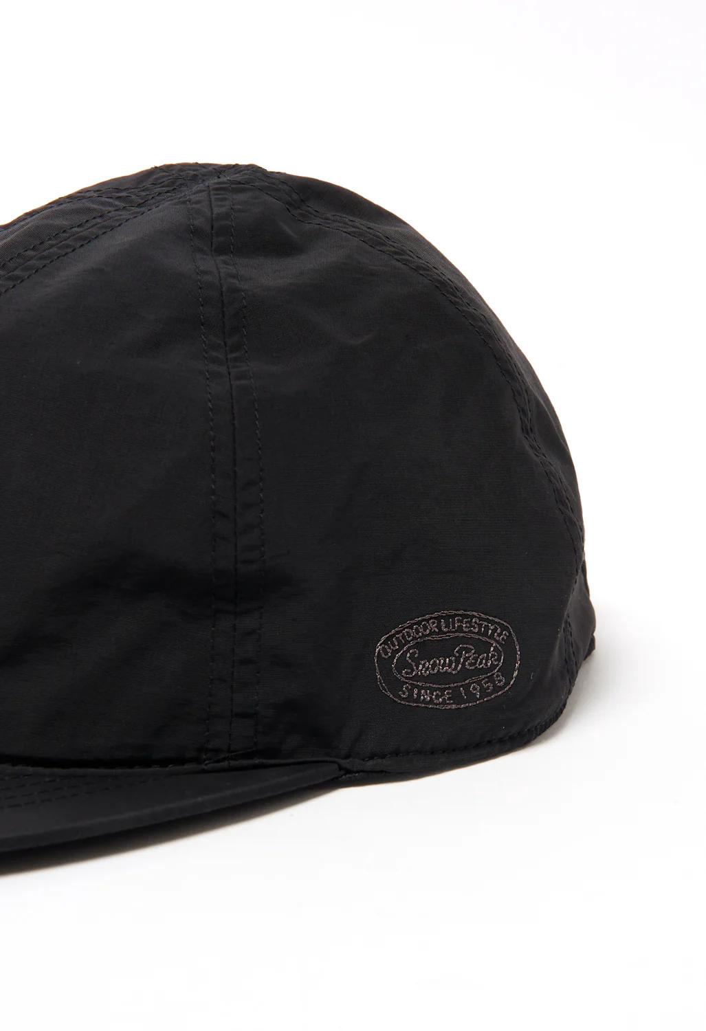 Snow Peak Light Mountain Cloth Cap - Black - Image 3