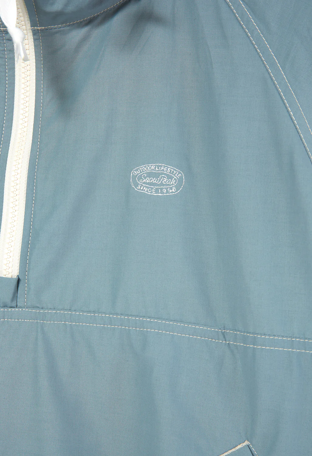 Snow Peak Men's Light Mountain Cloth Parka Jacket - Blue - Image 4