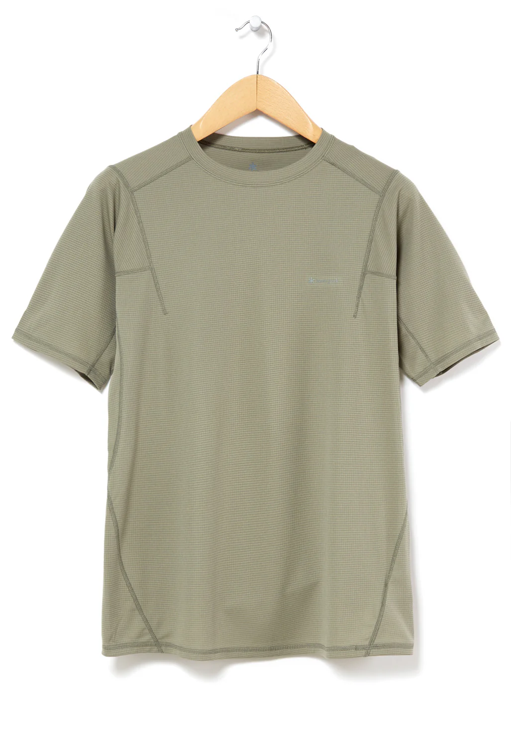 Snow Peak Men's Pe Power Dry T shirt - Khaki