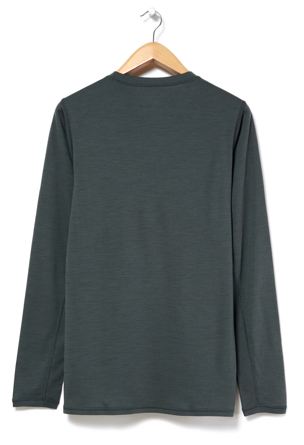 Snow Peak Men's Recycled Pe/Wo Long Sleeved T-Shirt - Forest Green - Image 2