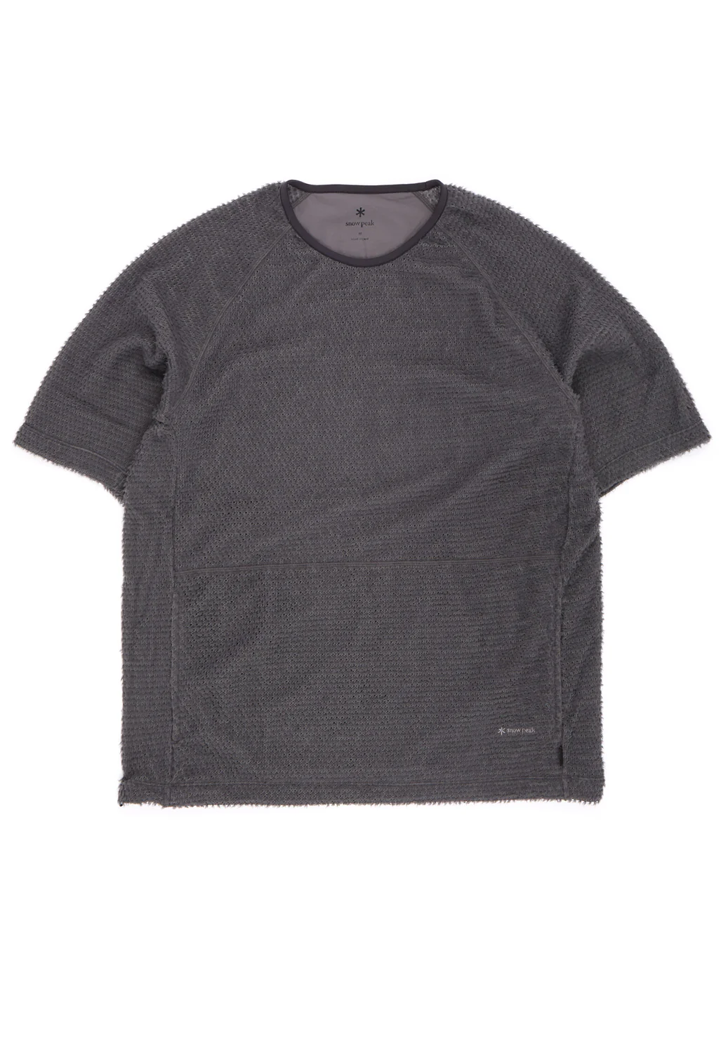 Snow Peak Men's Alpha Direct Short Sleeve T-Shirt - Charcoal