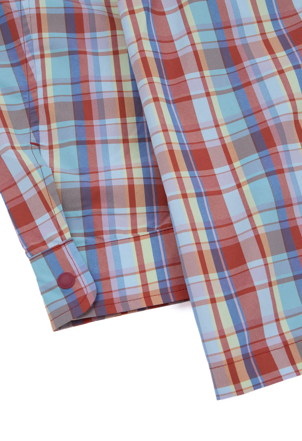 Snow Peak Men's Fade Check Breezy Shirt - Red - Image 6