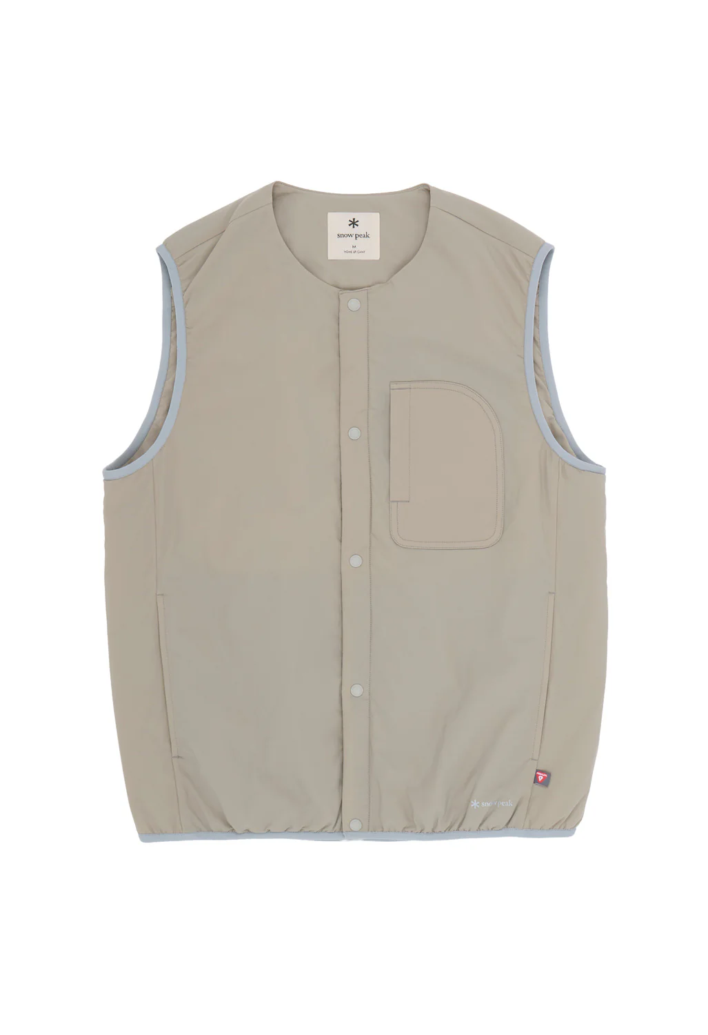 Snow Peak Men's Flexible Insulated Vest - Greige