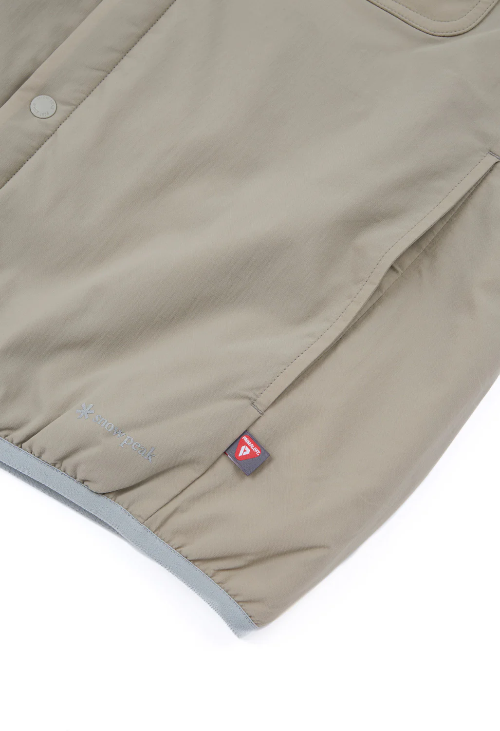 Snow Peak Men's Flexible Insulated Vest - Greige - Image 6
