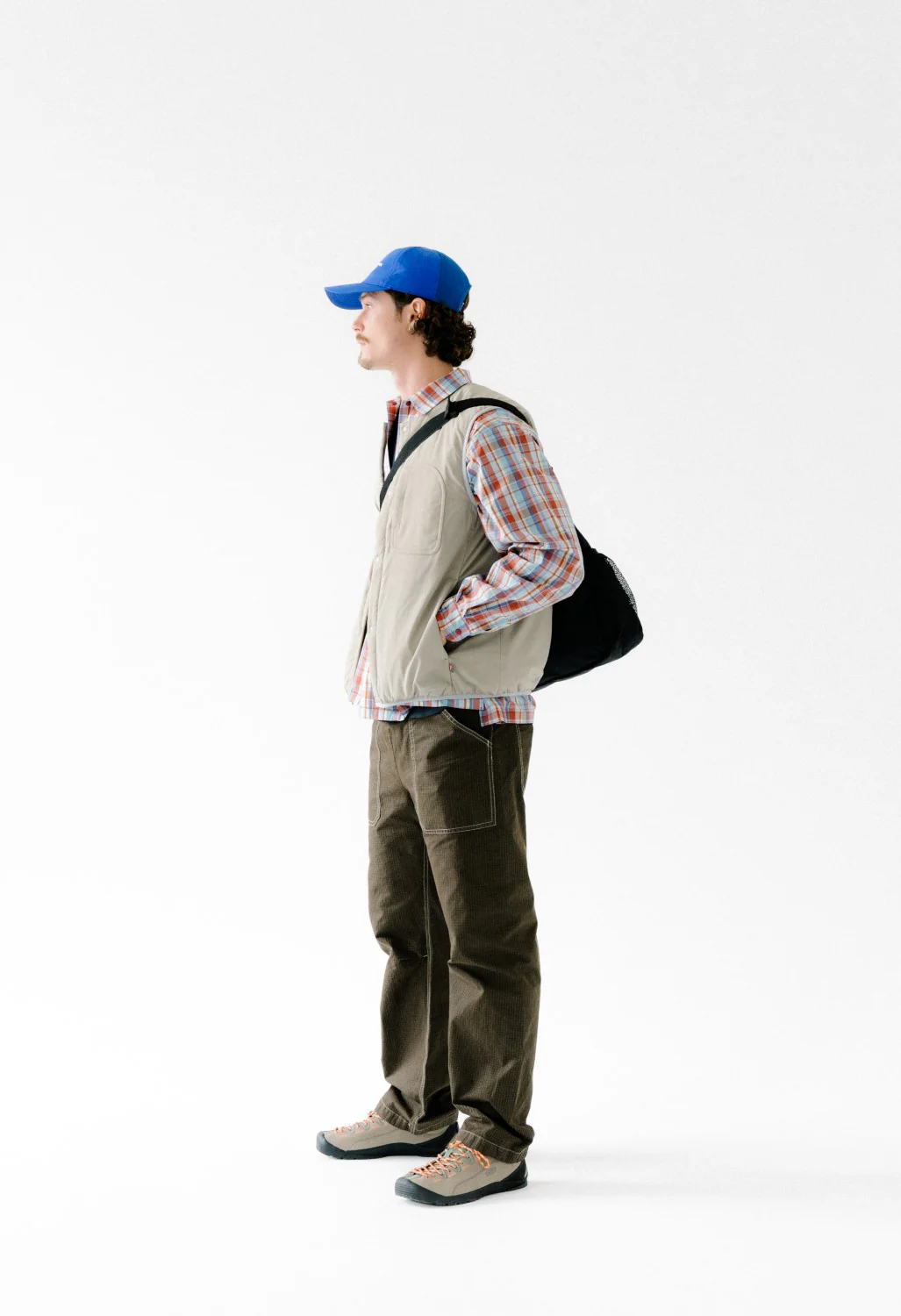 Snow Peak HQ Topographic Trucker Cap - Blue - Image 5