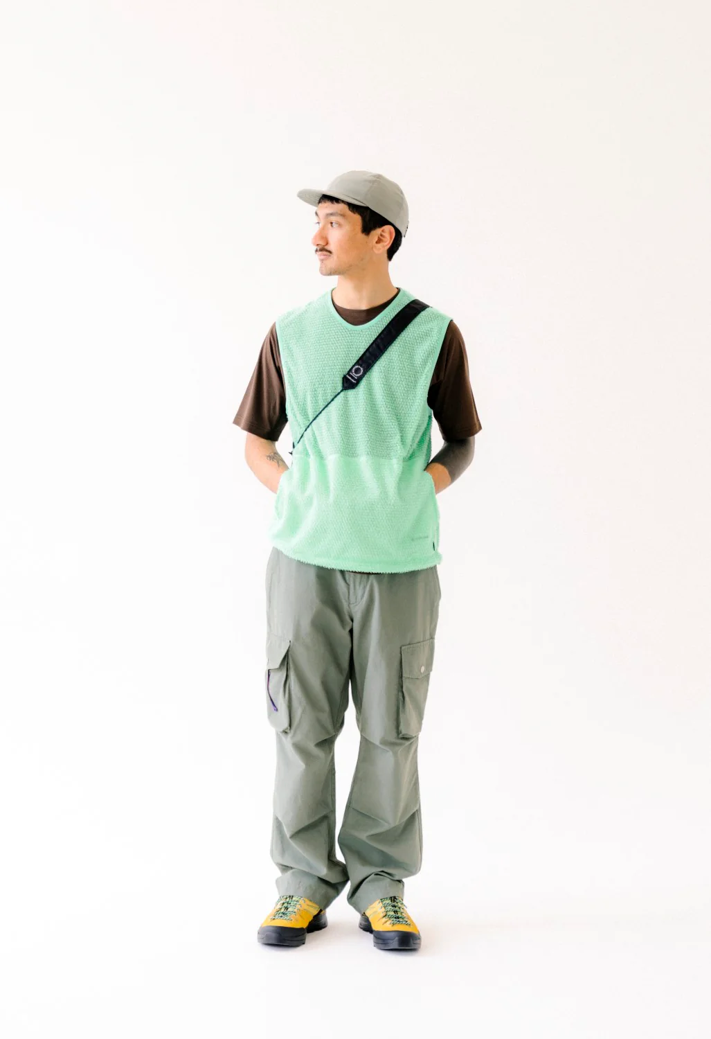 Snow Peak Men's Alpha Direct Vest - Light Green - Image 7