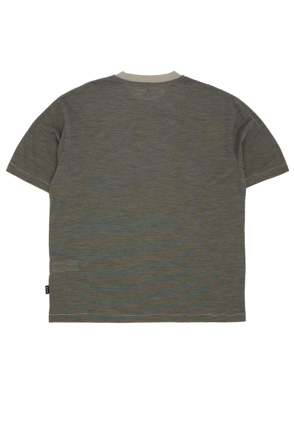 Snow Peak Men's Summer Wool Stripe T-Shirt - Greige - Image 2