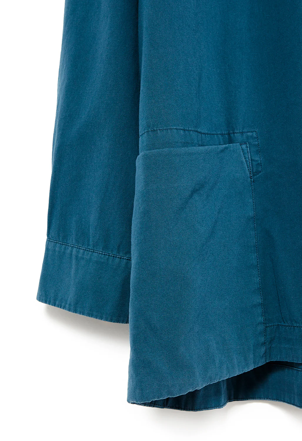 Snow Peak Natural-Dyed Recycled Cotton Parka Jacket - Blue - Image 4
