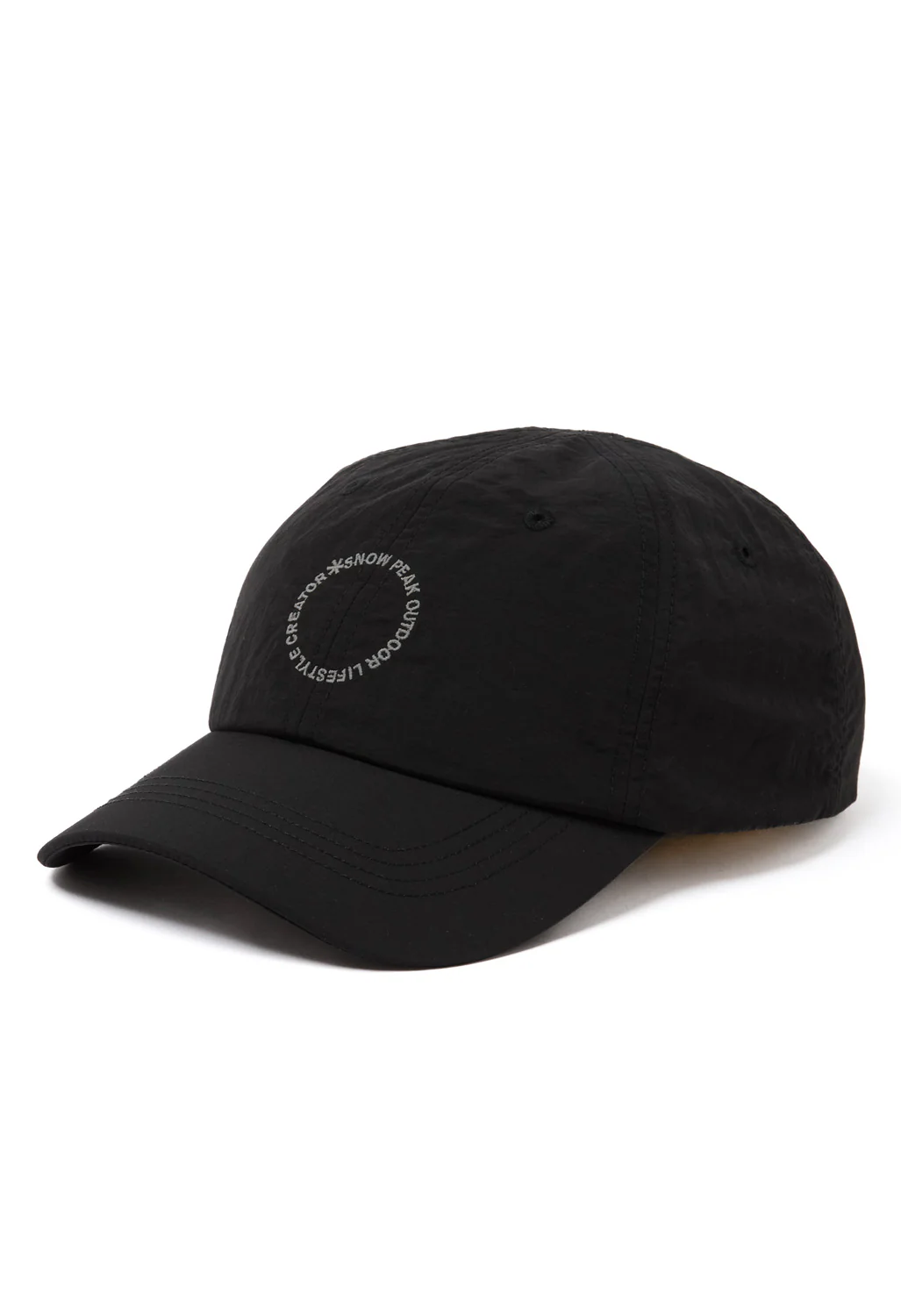 Snow Peak SP Circle Lettering Cap - Black