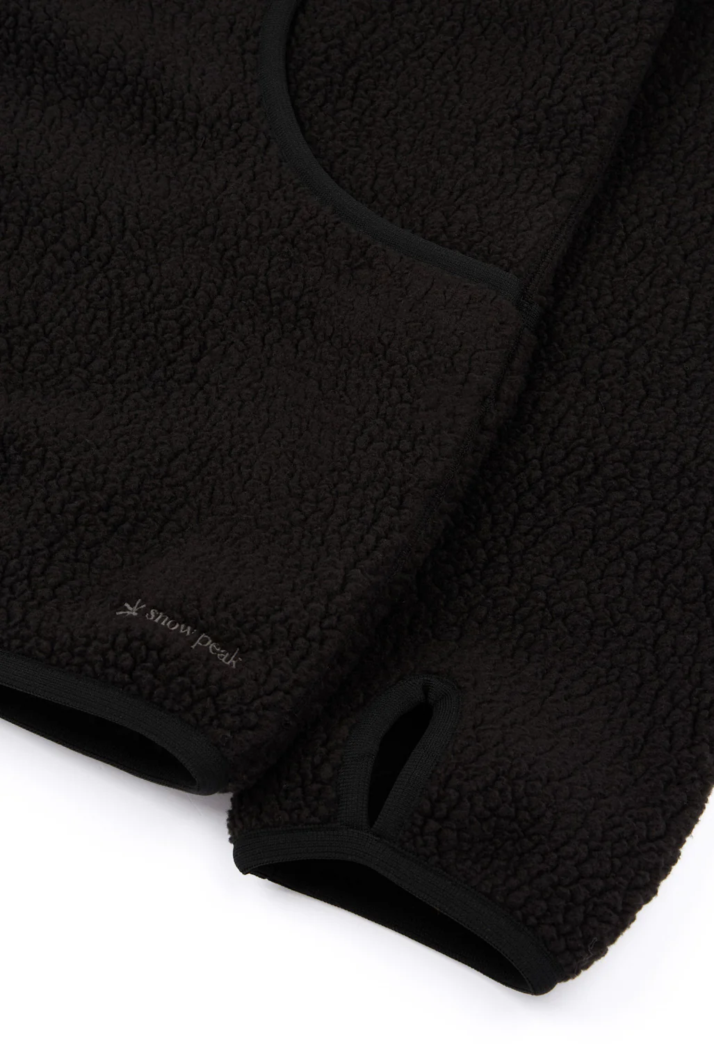 Snow Peak Thermal Boa Fleece Jacket - Black - Image 6
