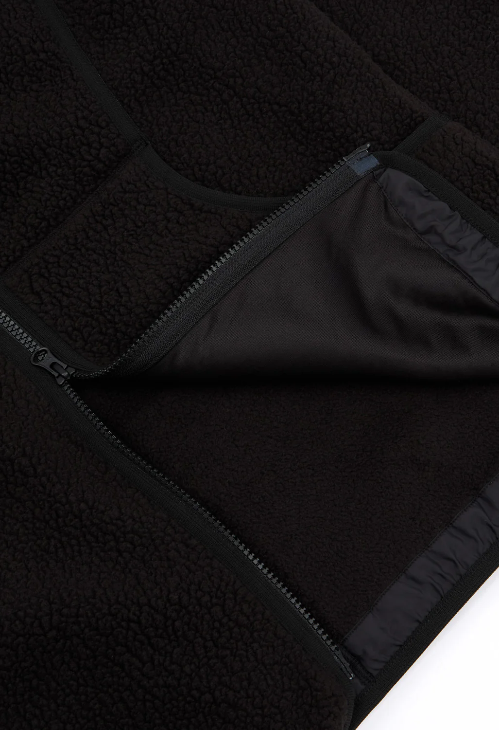Snow Peak Thermal Boa Fleece Jacket - Black - Image 7
