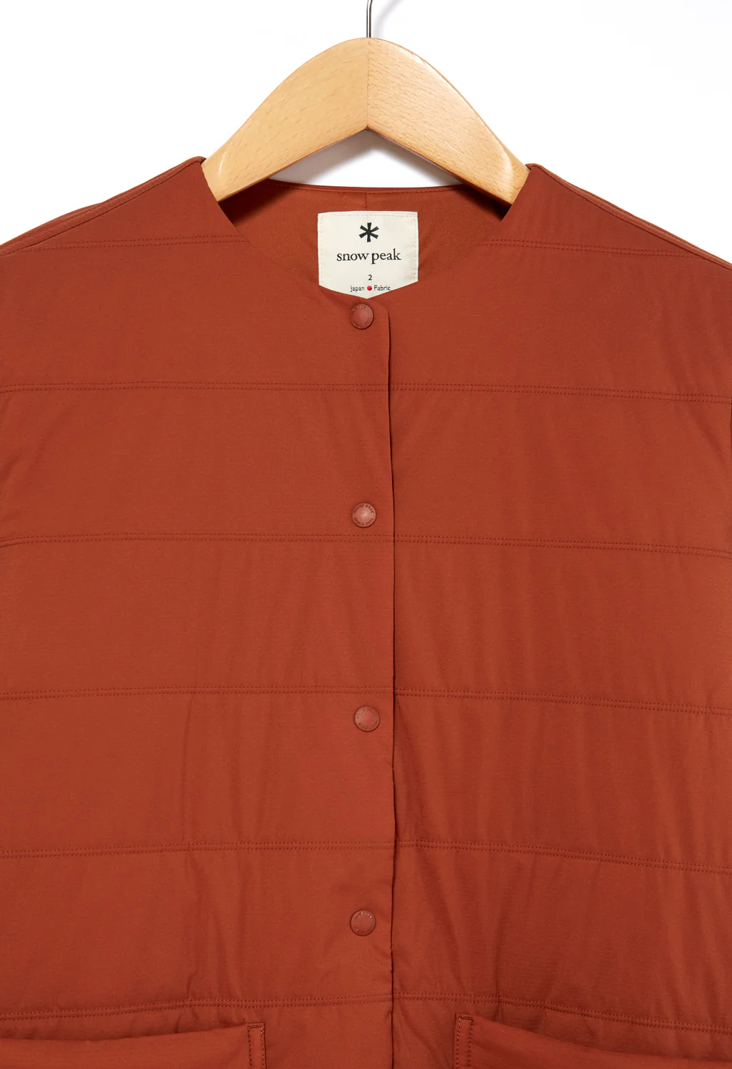 Snow Peak Women's Flexible Insulated Long Cardigan - Orange - Image 3