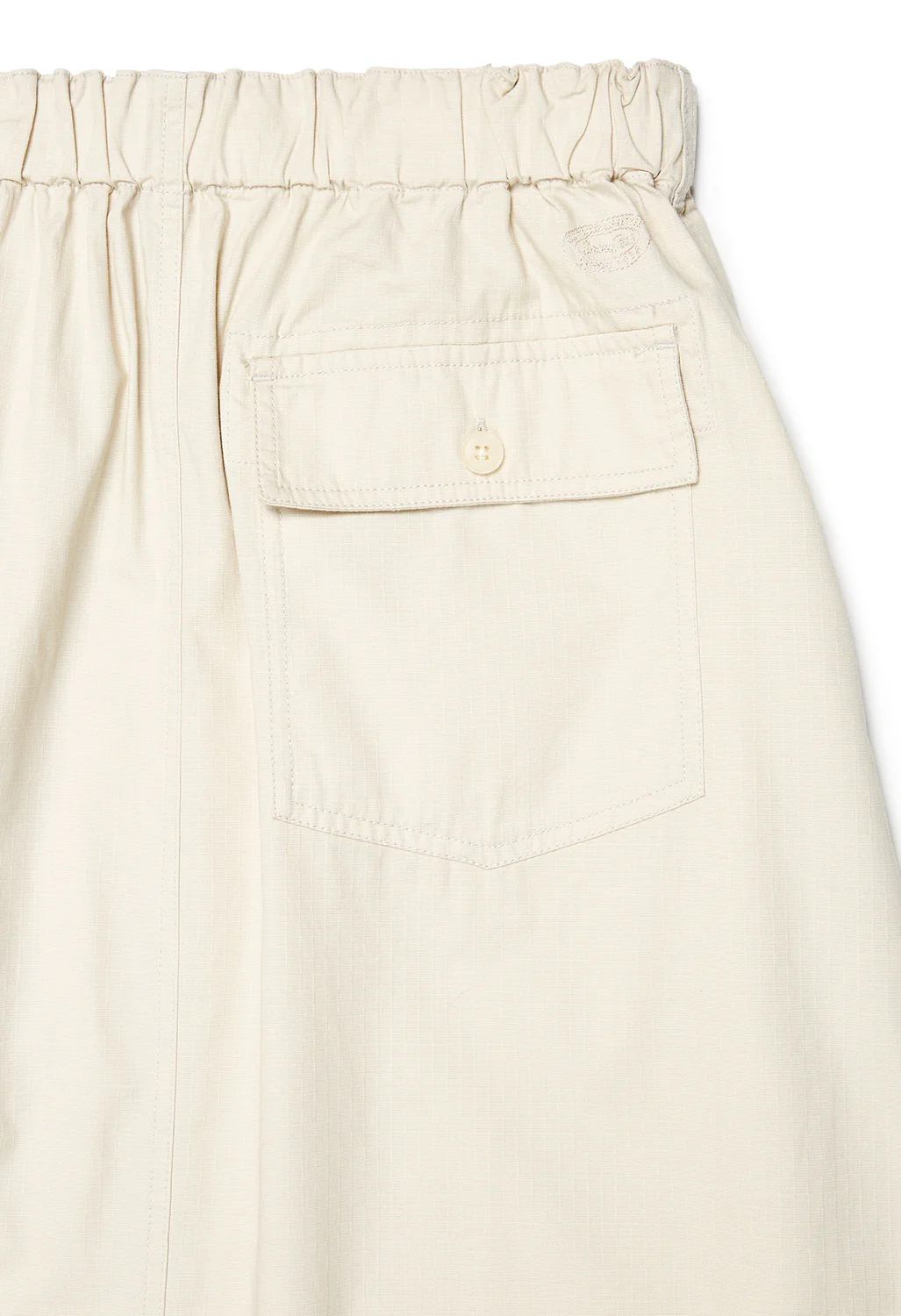 Snow Peak Women's TAKIBI Light Ripstop Skirt - Ecru - Image 4