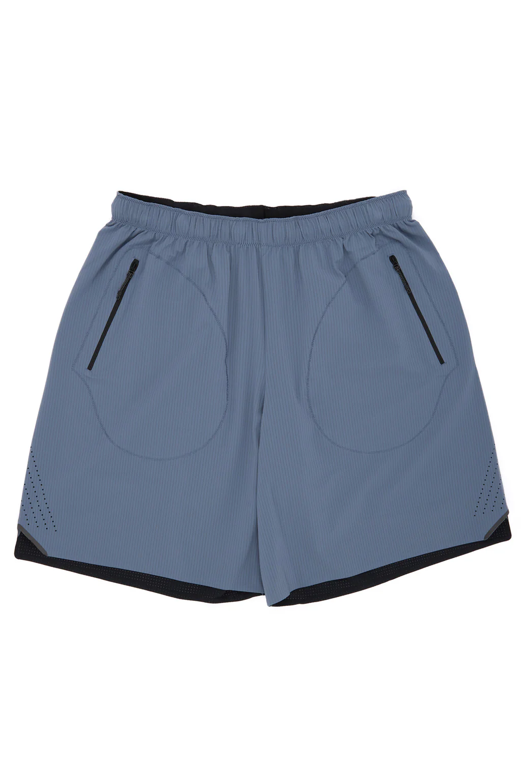 Soar Men's Long Summer Shorts - Blue Grey / Black