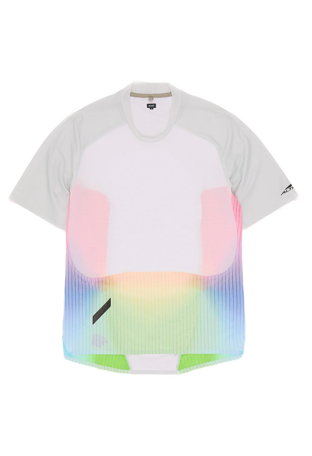 SOAR x Altra Men's Trail Race Top - Grey / Rainbow